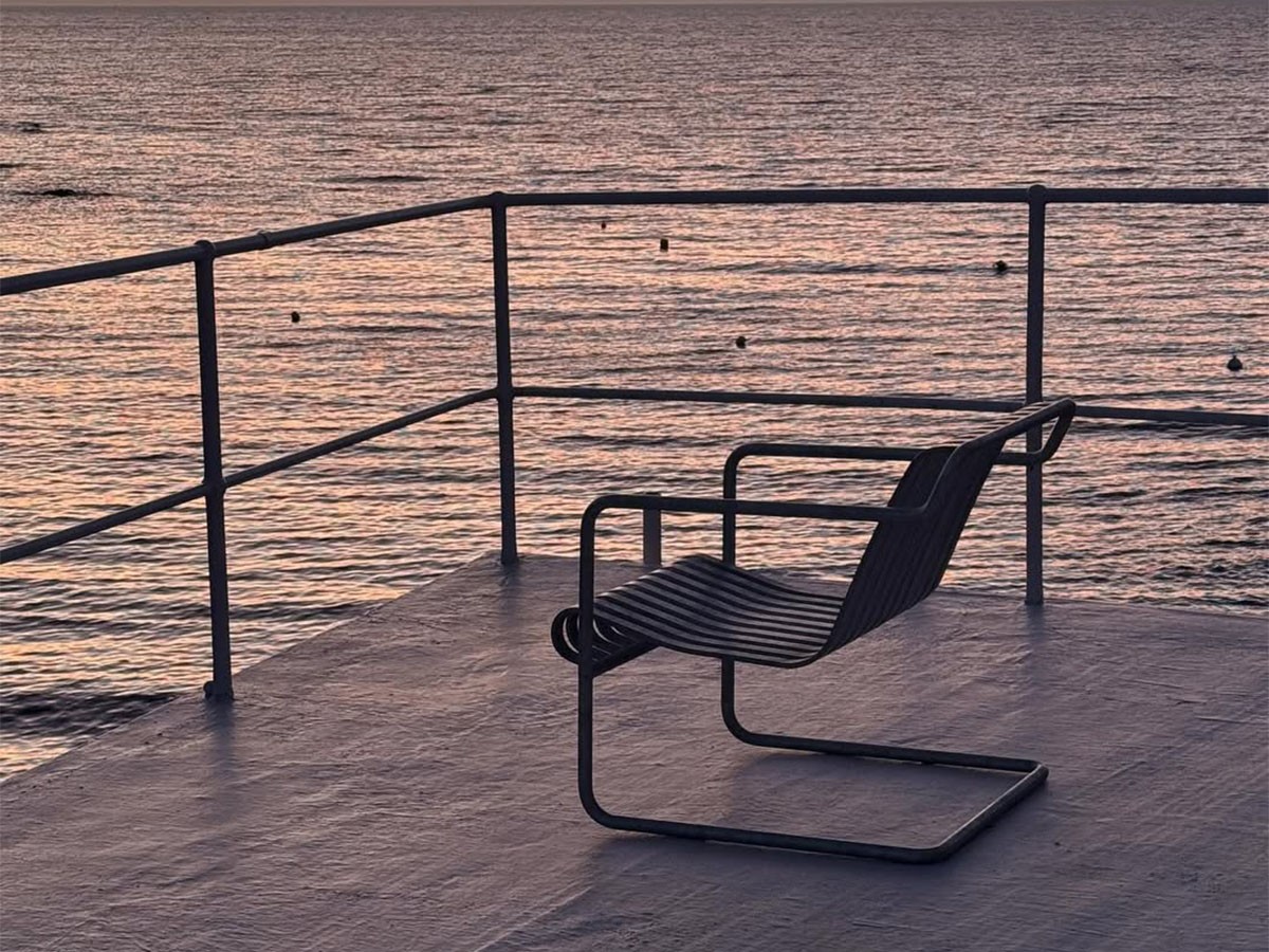 HAY PALISSADE CANTILEVER LOUNGE CHAIR LOW HOT GALVANISED / ヘイ パリサード カンチレバー ラウンジチェア ホットガルバナイズド （チェア・椅子 > ラウンジチェア） 14