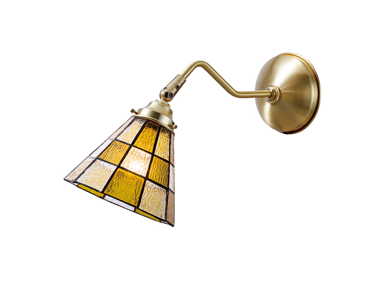 CUSTOM SERIES
Basic Long Wall Lamp L × Stained Glass Checker / カスタムシリーズ
ベーシックロングウォールランプ L × ステンドグラス（チェッカー） （ライト・照明 > ブラケットライト・壁掛け照明） 1