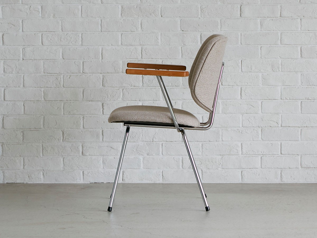 Knot antiques ABOCK CHAIR / ノットアンティークス アボック チェア 肘付（ファブリック / クロムフレーム） （チェア・椅子 > ダイニングチェア） 22