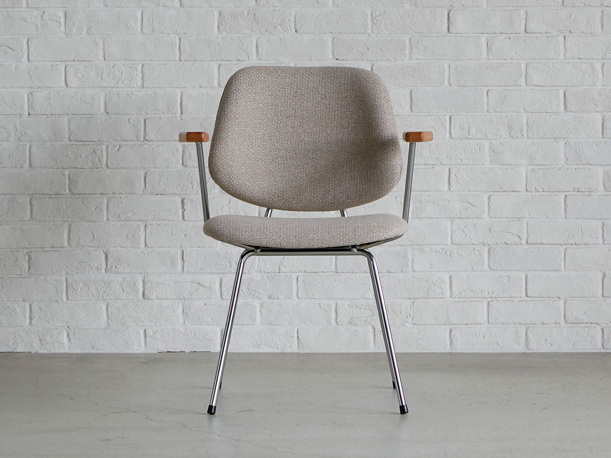 Knot antiques ABOCK CHAIR / ノットアンティークス アボック チェア 肘付（ファブリック / クロムフレーム） （チェア・椅子 > ダイニングチェア） 16