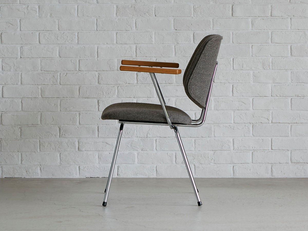 Knot antiques ABOCK CHAIR / ノットアンティークス アボック チェア 肘付（ファブリック / クロムフレーム） （チェア・椅子 > ダイニングチェア） 15