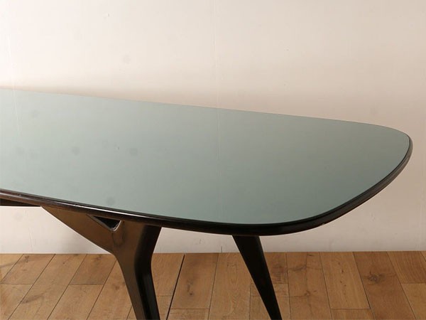 Real Antique 
Glass Top Table 5