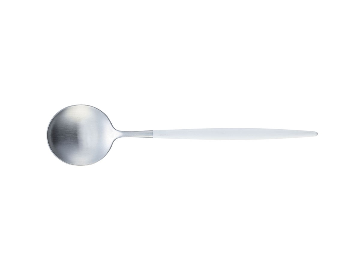 Cutipol GOA Table Spoon / クチポール ゴア テーブルスプーン（ホワイト × シルバー） （食器・テーブルウェア > カトラリー） 2
