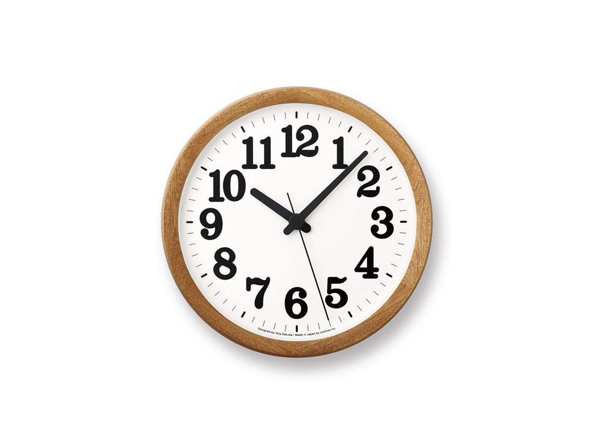 Lemnos Clock A / レムノス クロック エー 直径22cm （時計 > 壁掛け時計） 5