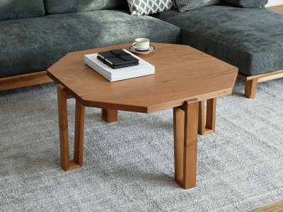 TACT LIVING TABLE / タクト リビングテーブル 八角形 ロータイプ