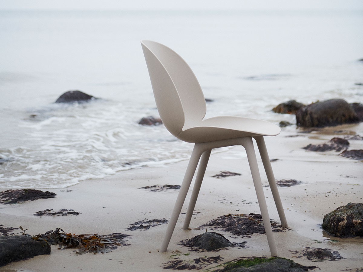 GUBI Beetle Dining Chair
Un-Upholstered - Plastic base, Monochrome, Outdoor / グビ ビートル アウトドアチェア（ニューベージュ） （チェア・椅子 > ダイニングチェア） 4