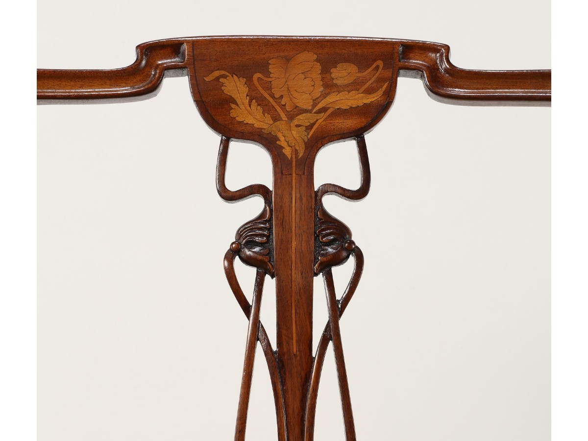 Lloyd's Antiques Real Antique 
Art Nouveau Dressing Armchair / ロイズ・アンティークス 英国アンティーク家具
アールヌーヴォー ドレッシングアームチェア （チェア・椅子 > ダイニングチェア） 8