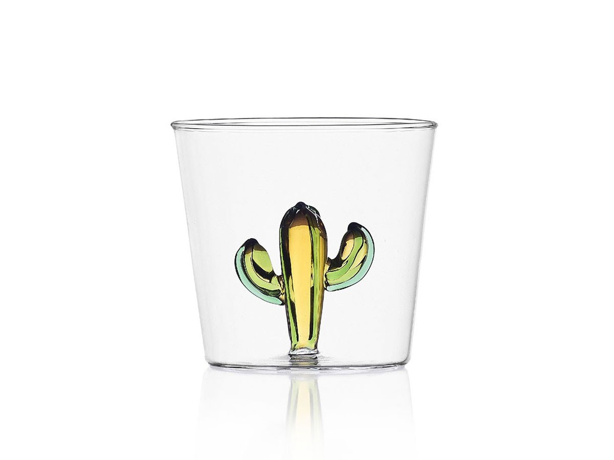 ICHENDORF MILANO Desert Plants Tumbler 
Cactus Green-Amber