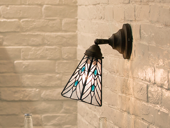 CUSTOM SERIES
Basic Wall Lamp × Stained Glass Helm / カスタムシリーズ
ベーシックウォールランプ × ステンドグラス（ヘルム） （ライト・照明 > ブラケットライト・壁掛け照明） 3