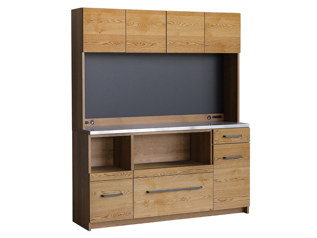 Easy Life GALVA DINING BOARD / イージーライフ ガルバ ダイニングボード 幅160cm（オーク） （キッチン収納・食器棚 > キッチンボード・カップボード・レンジ台） 24