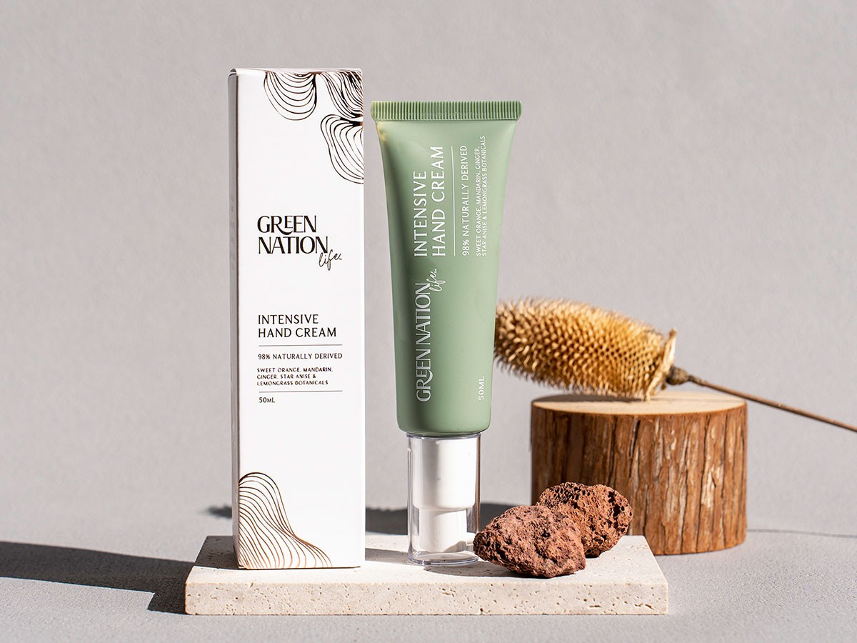 GREEN NATION life Intensive Hand Cream / グリーンネイションライフ インテンシブ ハンドクリーム 50ml（スイートオレンジ & レモングラス） （インテリア雑貨 > ボディケア） 2