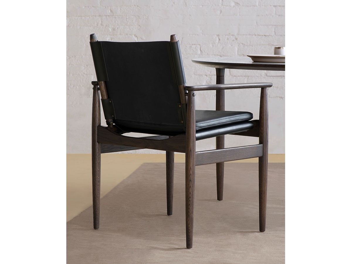 Stellar Works Journey Dining Armchair - LE / ステラワークス ジャーニー ダイニングアームチェア レザー （チェア・椅子 > ダイニングチェア） 5