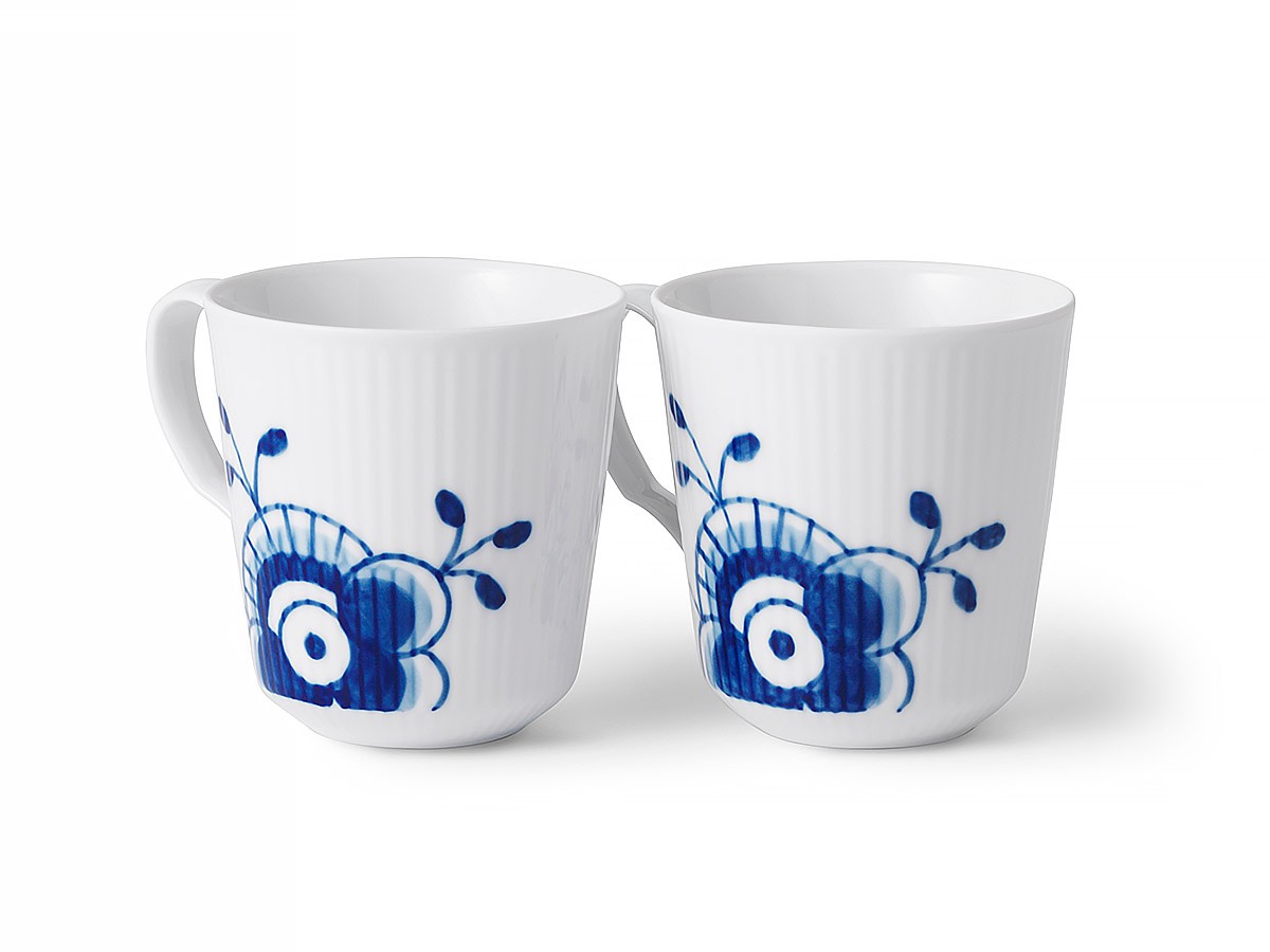 Blue Fluted Mega
Mug S Pair