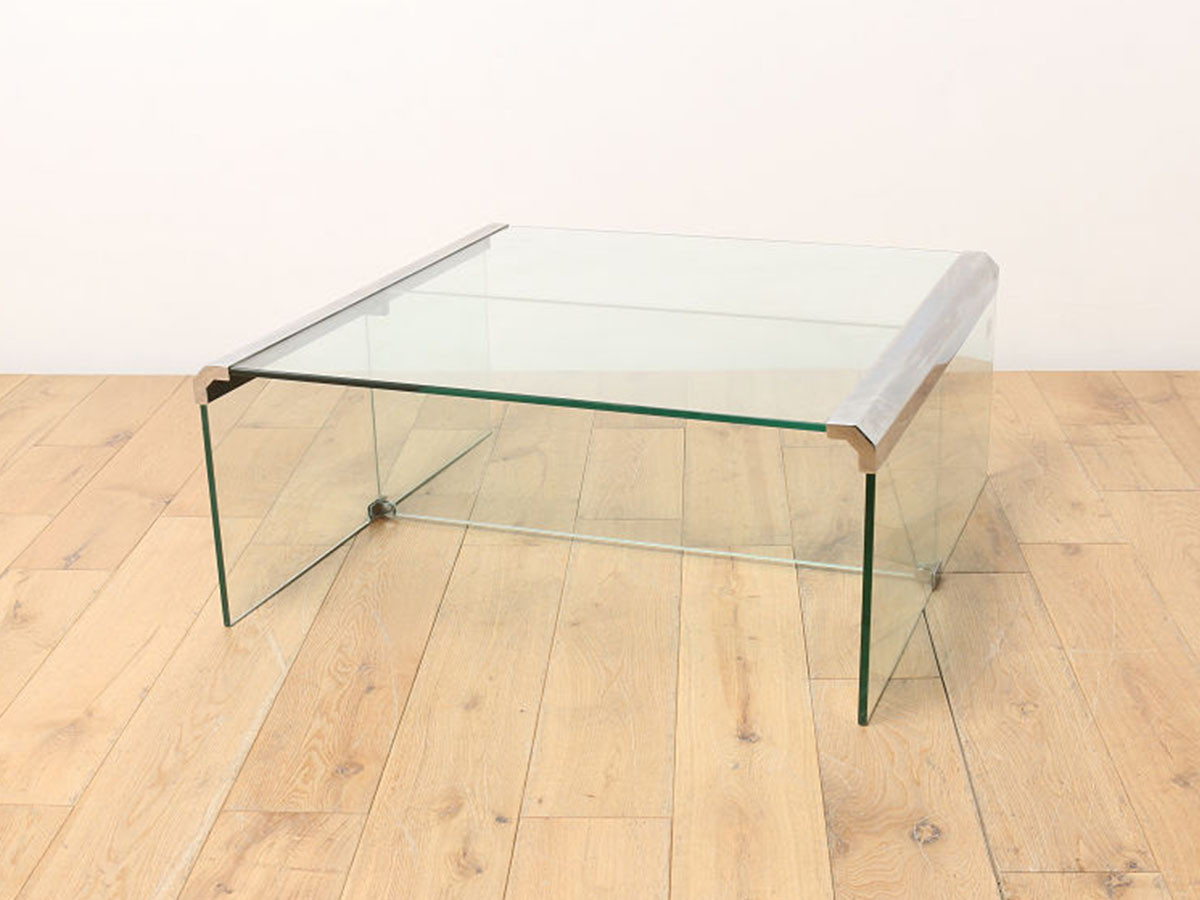 Lloyd's Antiques Real Antique VETRO Glass Top Coffee Table 