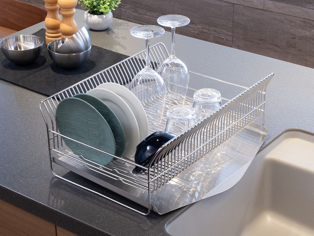 Dish Drainer / 水切りラック 縦置きタイプ #119519 （キッチン家電・キッチン用品 > 水切りカゴ・キッチンラック） 3