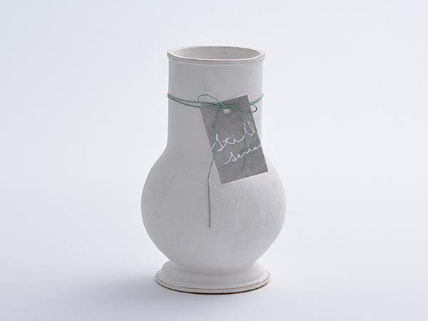 MISHIM POTTERY CREATION StiLL flowervase / ミシンポタリークリエイション スティル フラワーベース（胡粉） （花器・プランター・グリーン > 花瓶・フラワーベース） 12