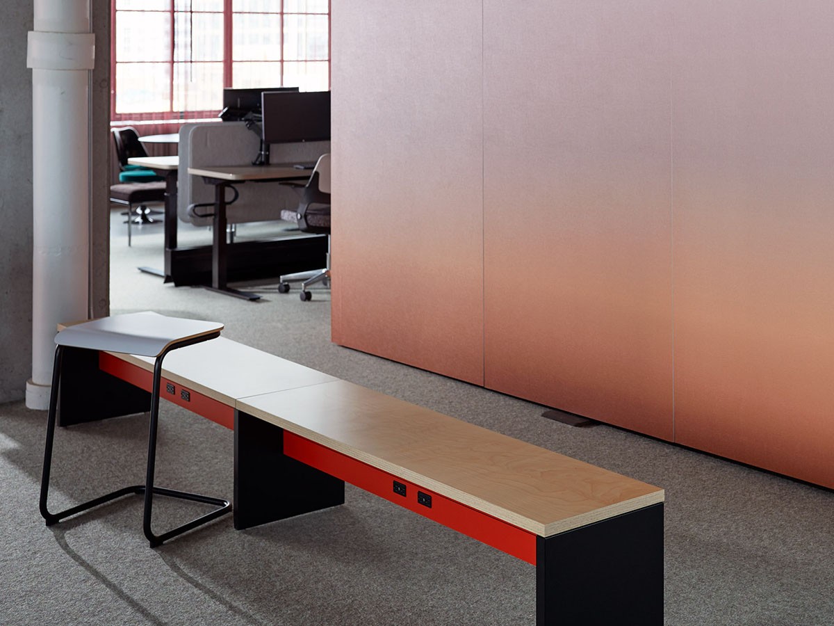 Knoll Office Toboggan Pull Up Table / ノルオフィス トボガン プルアップテーブル メラミン天板 （チェア・椅子 > スツール） 12