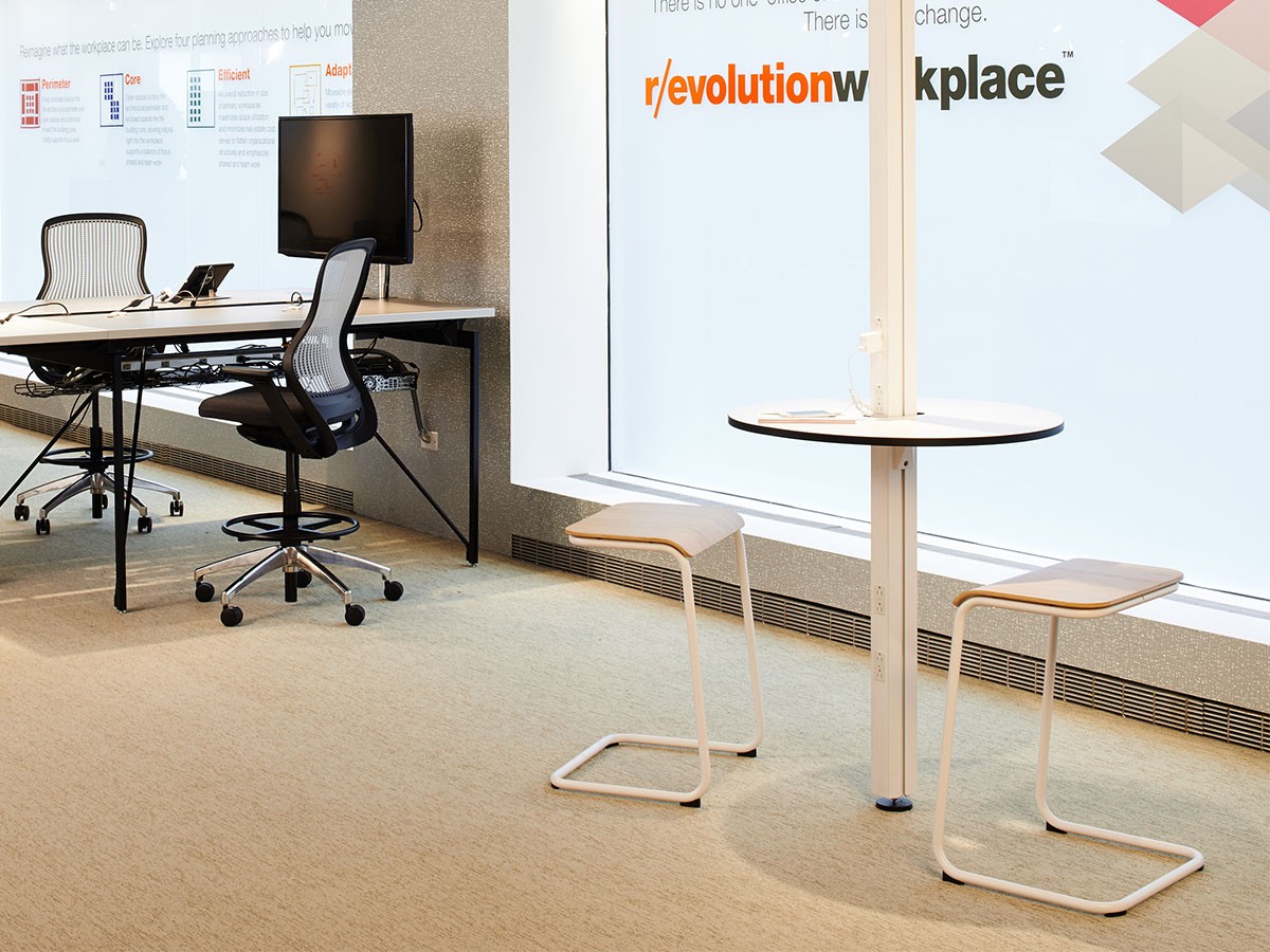 Knoll Office Toboggan Pull Up Table / ノルオフィス トボガン プルアップテーブル 突板天板 （チェア・椅子 > スツール） 9