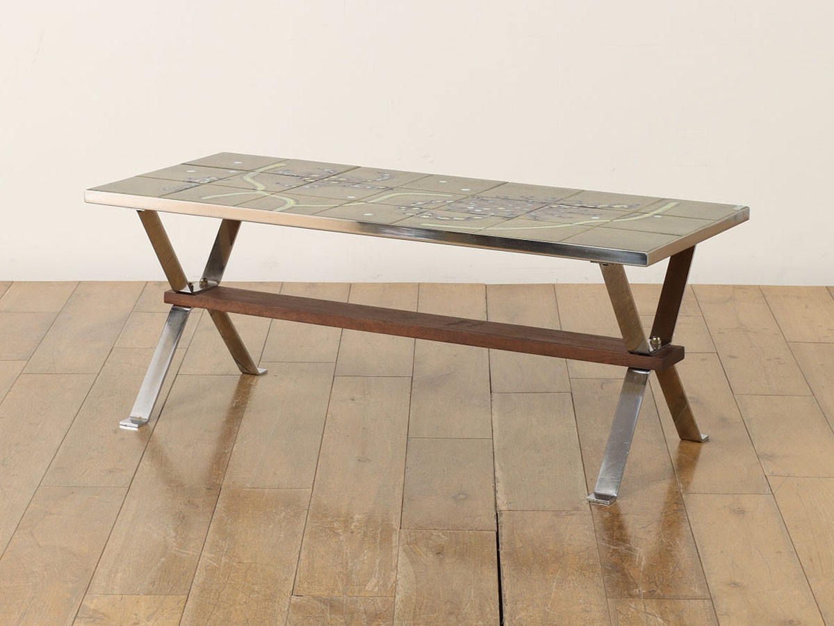 Lloyd's Antiques Real Antique 
Tile Top Coffee Table / ロイズ・アンティークス ベルギーアンティーク家具
タイルトップコーヒーテーブル （テーブル > ローテーブル・リビングテーブル・座卓） 2