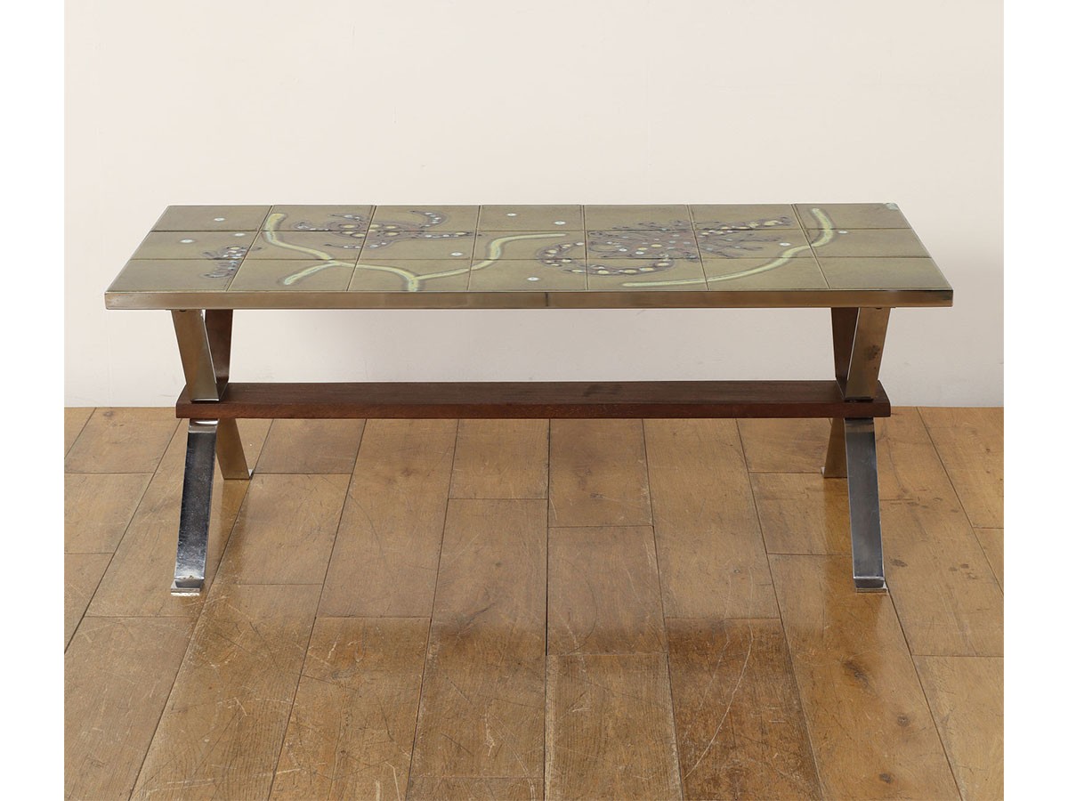 Lloyd's Antiques Real Antique 
Tile Top Coffee Table / ロイズ・アンティークス ベルギーアンティーク家具
タイルトップコーヒーテーブル （テーブル > ローテーブル・リビングテーブル・座卓） 3