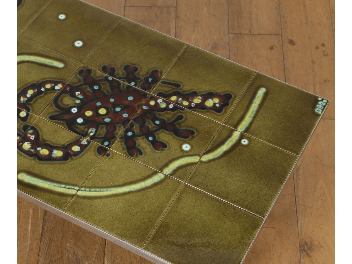 Lloyd's Antiques Real Antique 
Tile Top Coffee Table / ロイズ・アンティークス ベルギーアンティーク家具
タイルトップコーヒーテーブル （テーブル > ローテーブル・リビングテーブル・座卓） 10