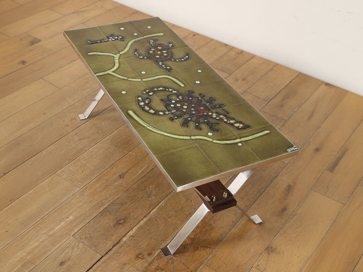 Real Antique 
Tile Top Coffee Table