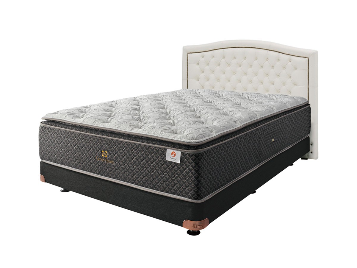 Sealy Bed Frame Medallion / シーリー ベッドフレーム メダリオン ダブルクッション 脚タイプ -  インテリア・家具通販【FLYMEe】