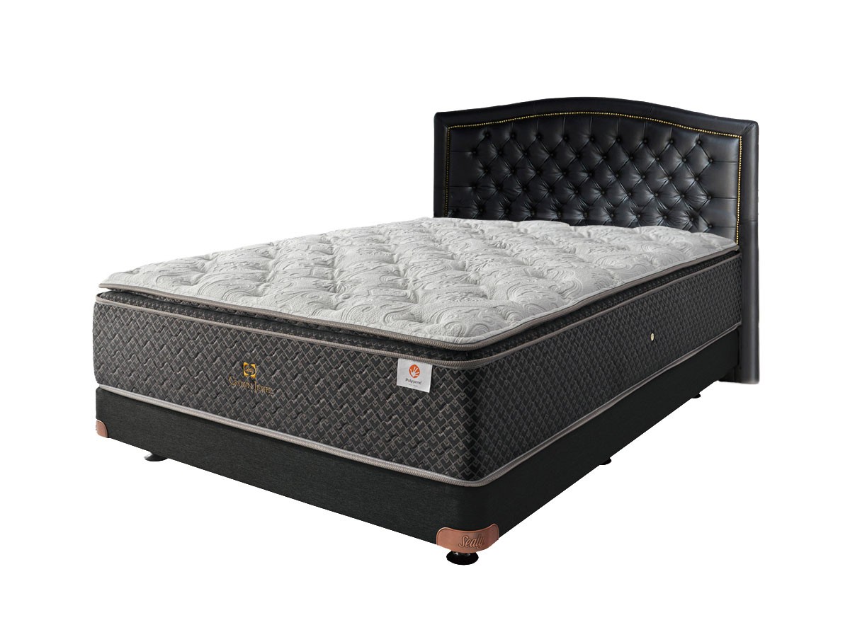 Sealy Bed Frame Medallion / シーリー ベッドフレーム メダリオン ダブルクッション 脚タイプ -  インテリア・家具通販【FLYMEe】