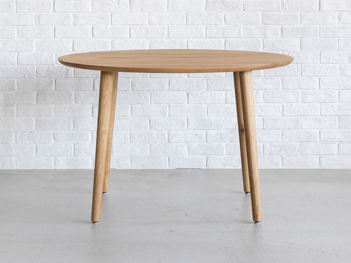 Easy Life MEATH DINING TABLE / イージーライフ ミース ダイニングテーブル
ラウンド天板（直径120cm）+ No.2脚（木丸脚） （テーブル > ダイニングテーブル） 13