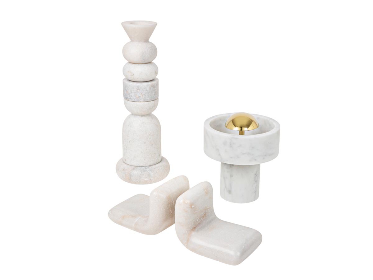 Tom Dixon. Stone Stacking Candleholder White / トム・ディクソン ストーン スタッキング キャンドルホルダー（ホワイト） （雑貨・その他インテリア家具 > キャンドルホルダー・キャンドルスタンド） 9