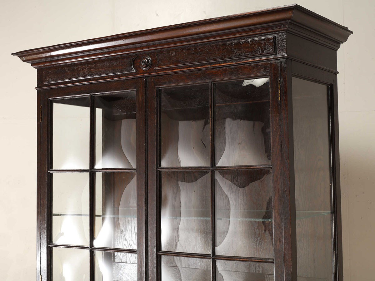Lloyd's Antiques Real Antique 
Bubble Glass Display Cabinet / ロイズ・アンティークス 英国アンティーク家具
バブルグラス ディスプレイキャビネット （収納家具 > キャビネット） 5