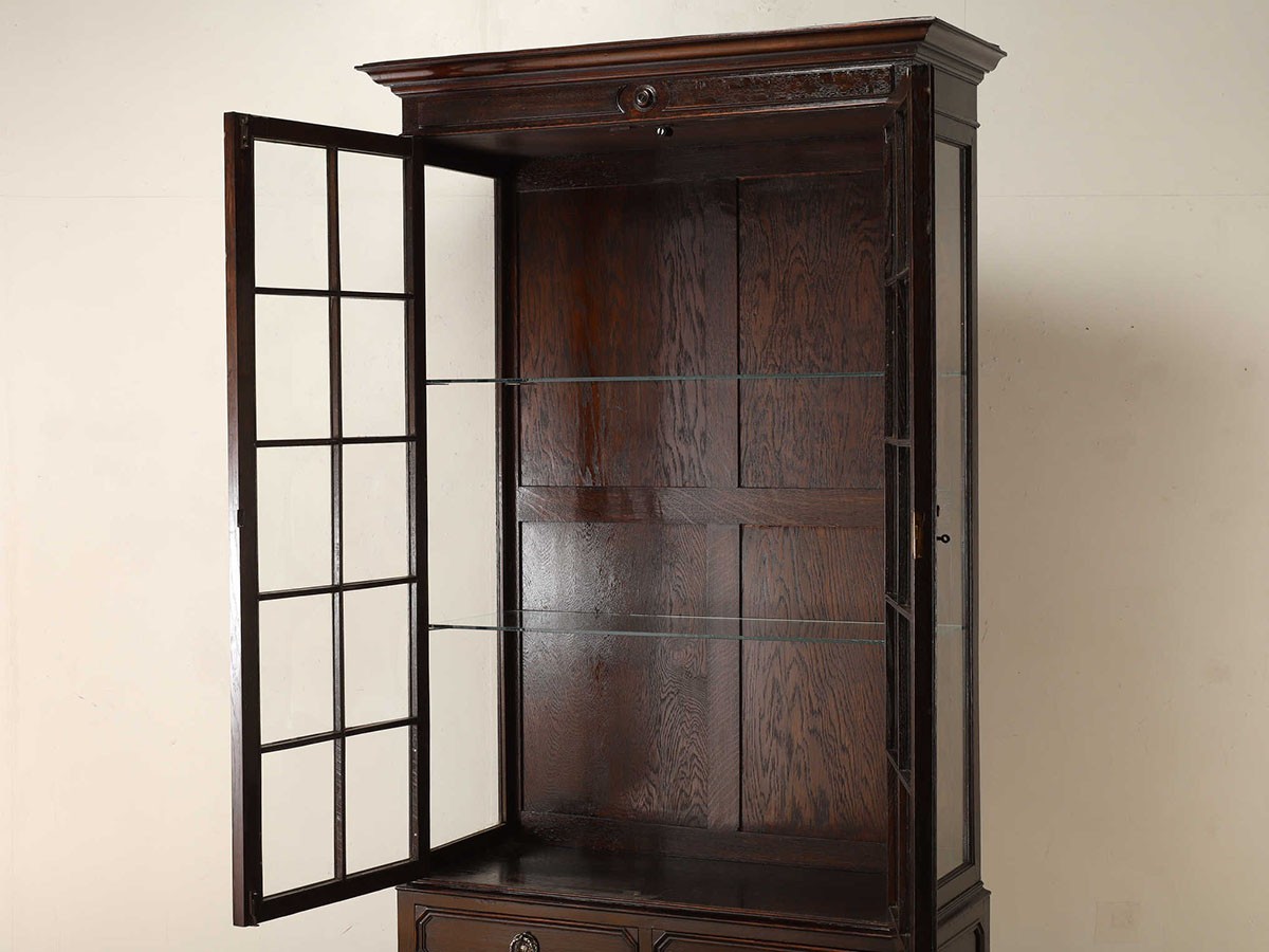 Lloyd's Antiques Real Antique 
Bubble Glass Display Cabinet / ロイズ・アンティークス 英国アンティーク家具
バブルグラス ディスプレイキャビネット （収納家具 > キャビネット） 7