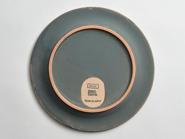 MISHIM POTTERY CREATION StiLL round plate L / ミシンポタリークリエイション スティル ラウンドプレート L（藍墨茶） （食器・テーブルウェア > 皿・プレート） 13