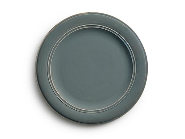 MISHIM POTTERY CREATION StiLL round plate L / ミシンポタリークリエイション スティル ラウンドプレート L（藍墨茶） （食器・テーブルウェア > 皿・プレート） 3