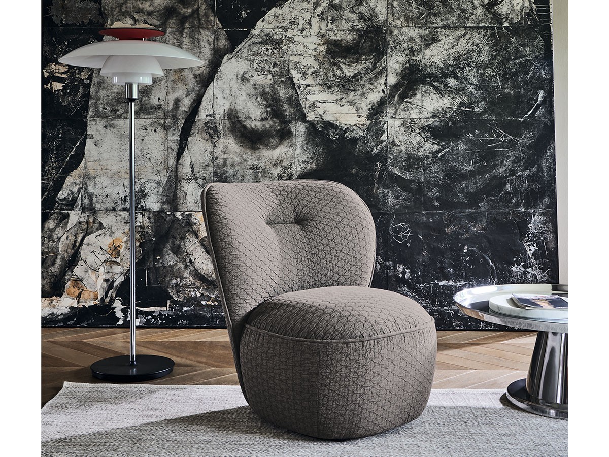 GERVASONI Loll 07G Swivel Armchair / ジェルバゾーニ ロル 07G 回転式ラウンジチェア（ベア ポーラー） （チェア・椅子 > ラウンジチェア） 9