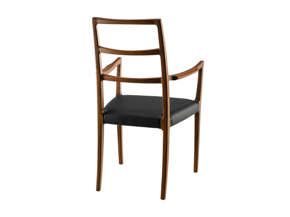 Tid Arm Chair / ティッド アームチェア（座面張込み仕様 / ブラック本牛革） （チェア・椅子 > ダイニングチェア） 3