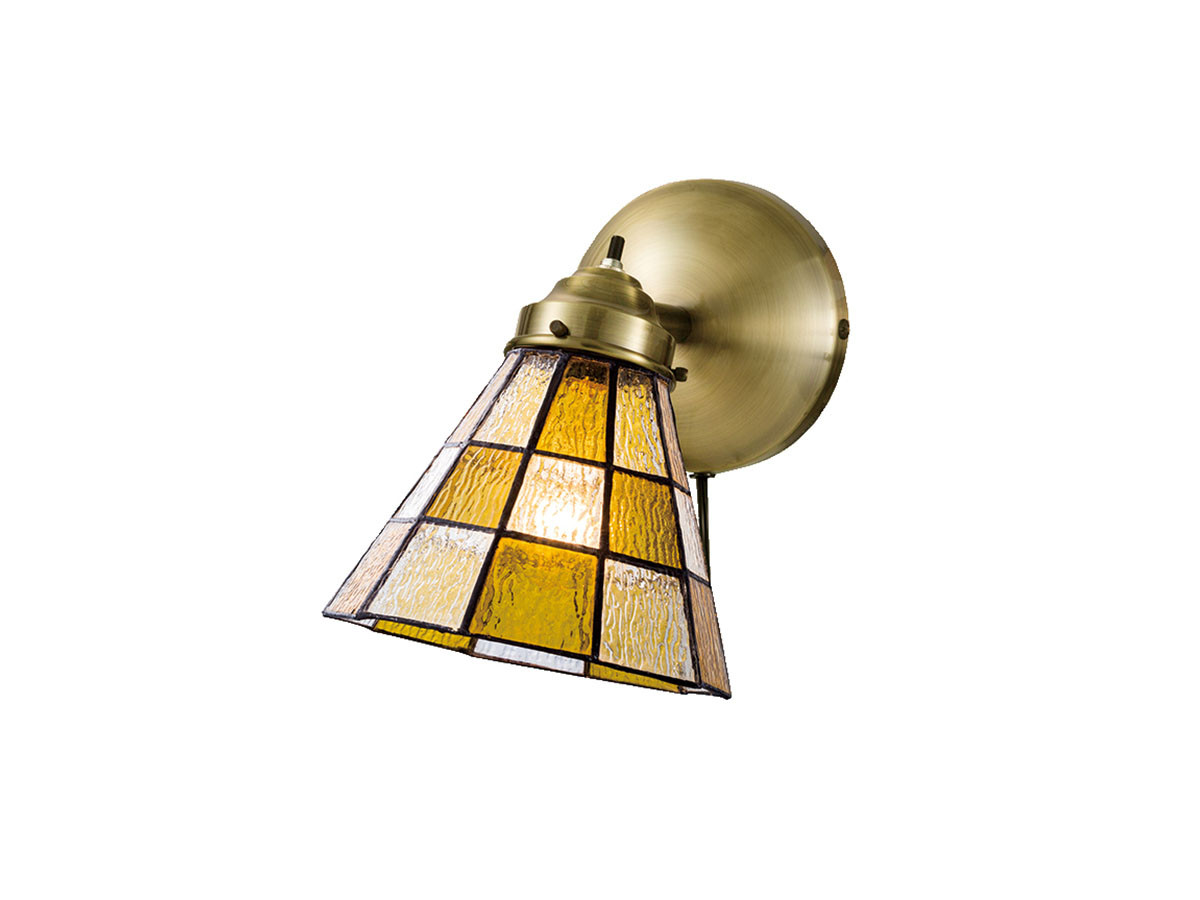 CUSTOM SERIES
Classic Wall Lamp × Stained Glass Checker / カスタムシリーズ
クラシックウォールランプ × ステンドグラス（チェッカー） （ライト・照明 > ブラケットライト・壁掛け照明） 1