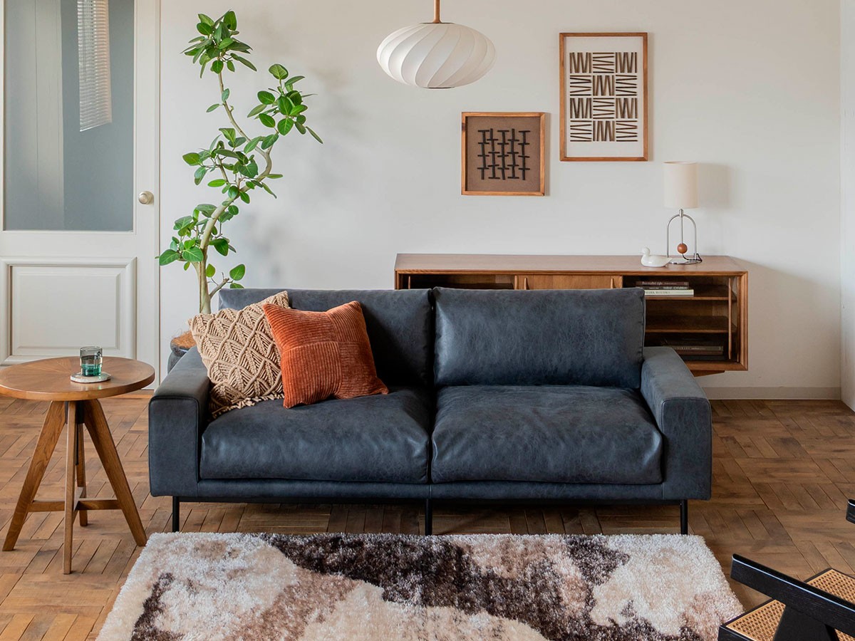 PLUTO SOFA / プルート 2.5人掛けソファ（レザーテックス） （ソファ > 二人掛けソファ） 18