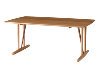 日進木工 WHITE WOOD LD Table / にっしんもっこう ホワイトウッド
