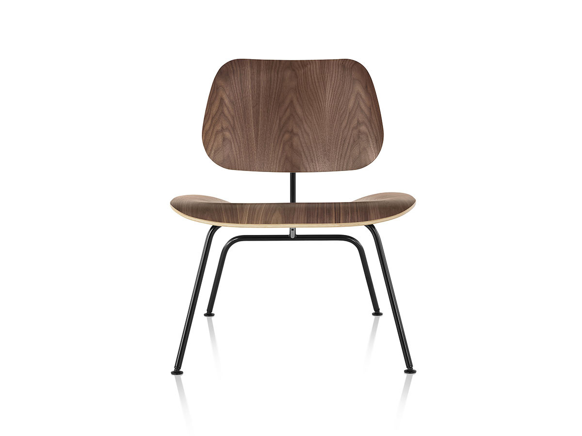 Herman Miller Eames Molded Plywood Lounge Chair / ハーマンミラー イームズ プライウッド  ラウンジチェア メタルレッグ, LCM. BK / LCM. 47