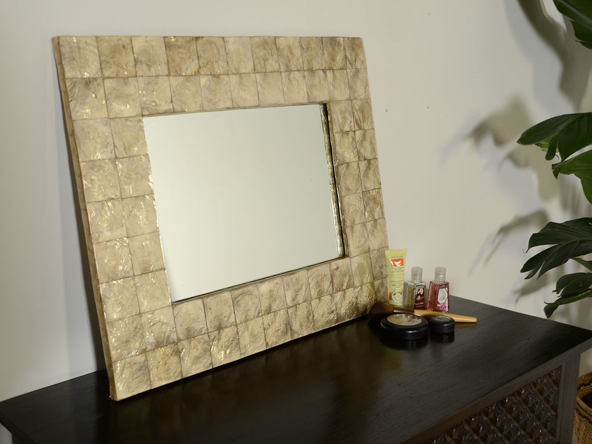 KAJA Shell Mirror / カジャ シェルミラー （ミラー・ドレッサー > 壁掛けミラー・壁掛け鏡） 2