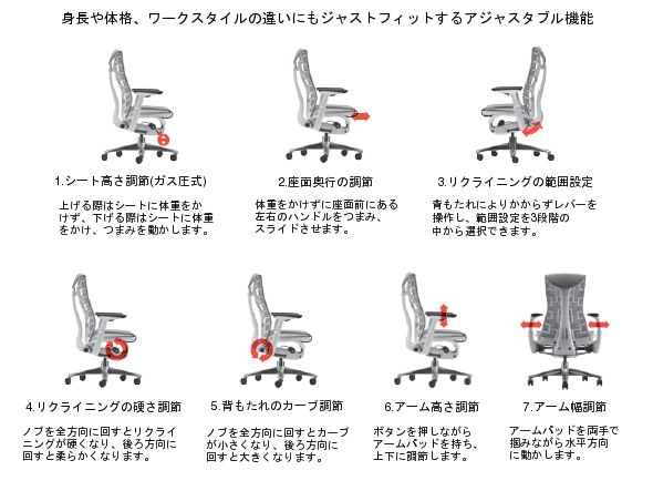 Herman Miller Embody Chair / ハーマンミラー エンボディチェア
ポリッシュドアルミニウムベース × グラファイトカラーフレーム （チェア・椅子 > オフィスチェア・デスクチェア） 18