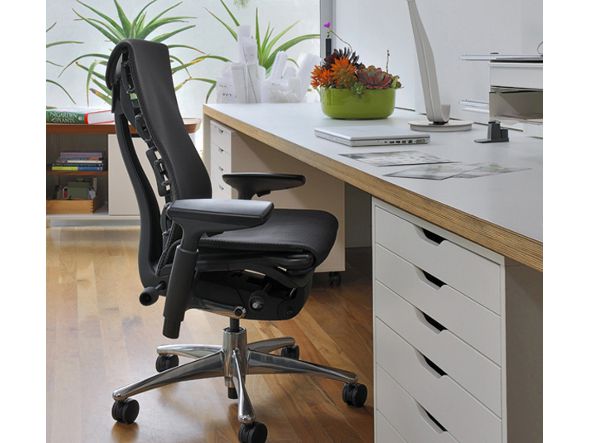 Herman Miller Embody Chair / ハーマンミラー エンボディチェア
ポリッシュドアルミニウムベース × グラファイトカラーフレーム （チェア・椅子 > オフィスチェア・デスクチェア） 8