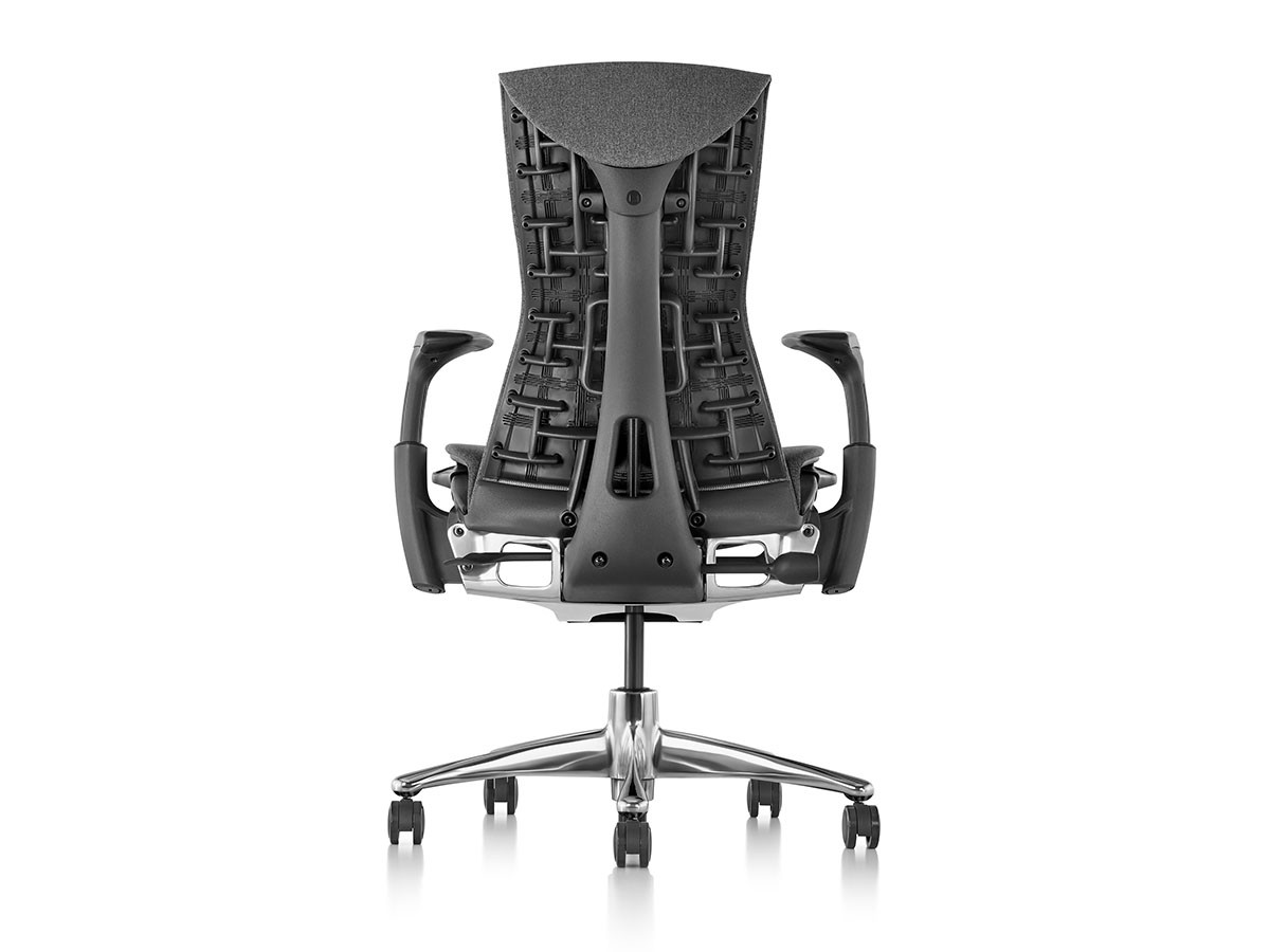 Herman Miller Embody Chair / ハーマンミラー エンボディチェア
ポリッシュドアルミニウムベース × グラファイトカラーフレーム （チェア・椅子 > オフィスチェア・デスクチェア） 6
