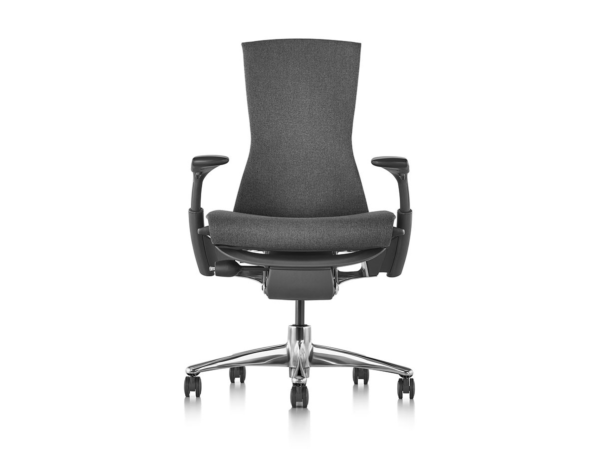 Herman Miller Embody Chair / ハーマンミラー エンボディチェア
ポリッシュドアルミニウムベース × グラファイトカラーフレーム （チェア・椅子 > オフィスチェア・デスクチェア） 2