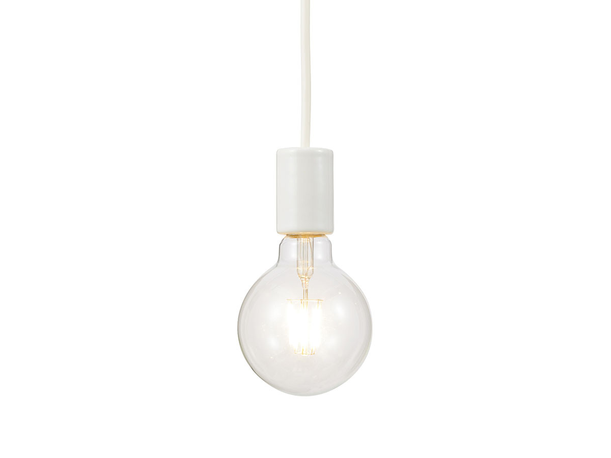 Ceramic socket + LED bulb / 陶製ソケット + LED電球（ボール球） （ライト・照明 > ペンダントライト） 2