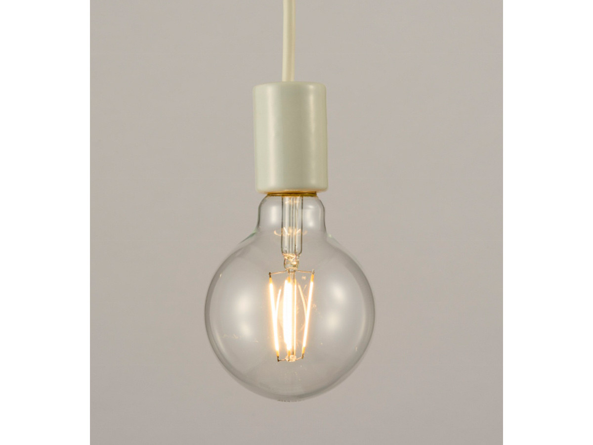 Ceramic socket + LED bulb / 陶製ソケット + LED電球（ボール球） （ライト・照明 > ペンダントライト） 9
