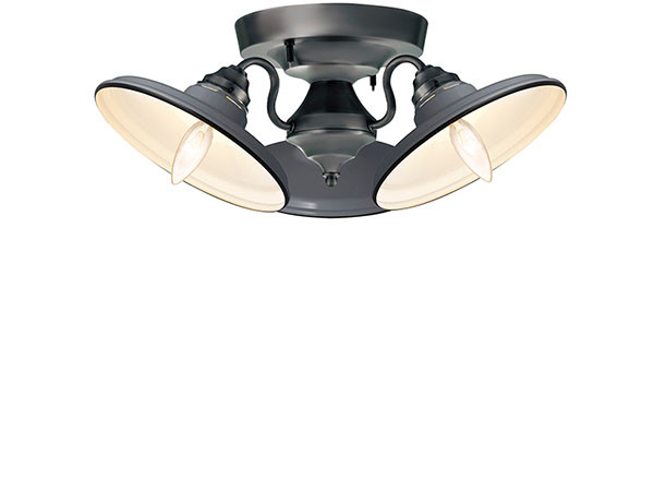 CUSTOM SERIES
3 Ceiling Lamp × Essence Steel / カスタムシリーズ
3灯シーリングランプ × スチール（エッセンス） （ライト・照明 > シーリングライト） 5