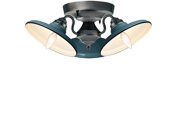 CUSTOM SERIES
3 Ceiling Lamp × Essence Steel / カスタムシリーズ
3灯シーリングランプ × スチール（エッセンス） （ライト・照明 > シーリングライト） 4