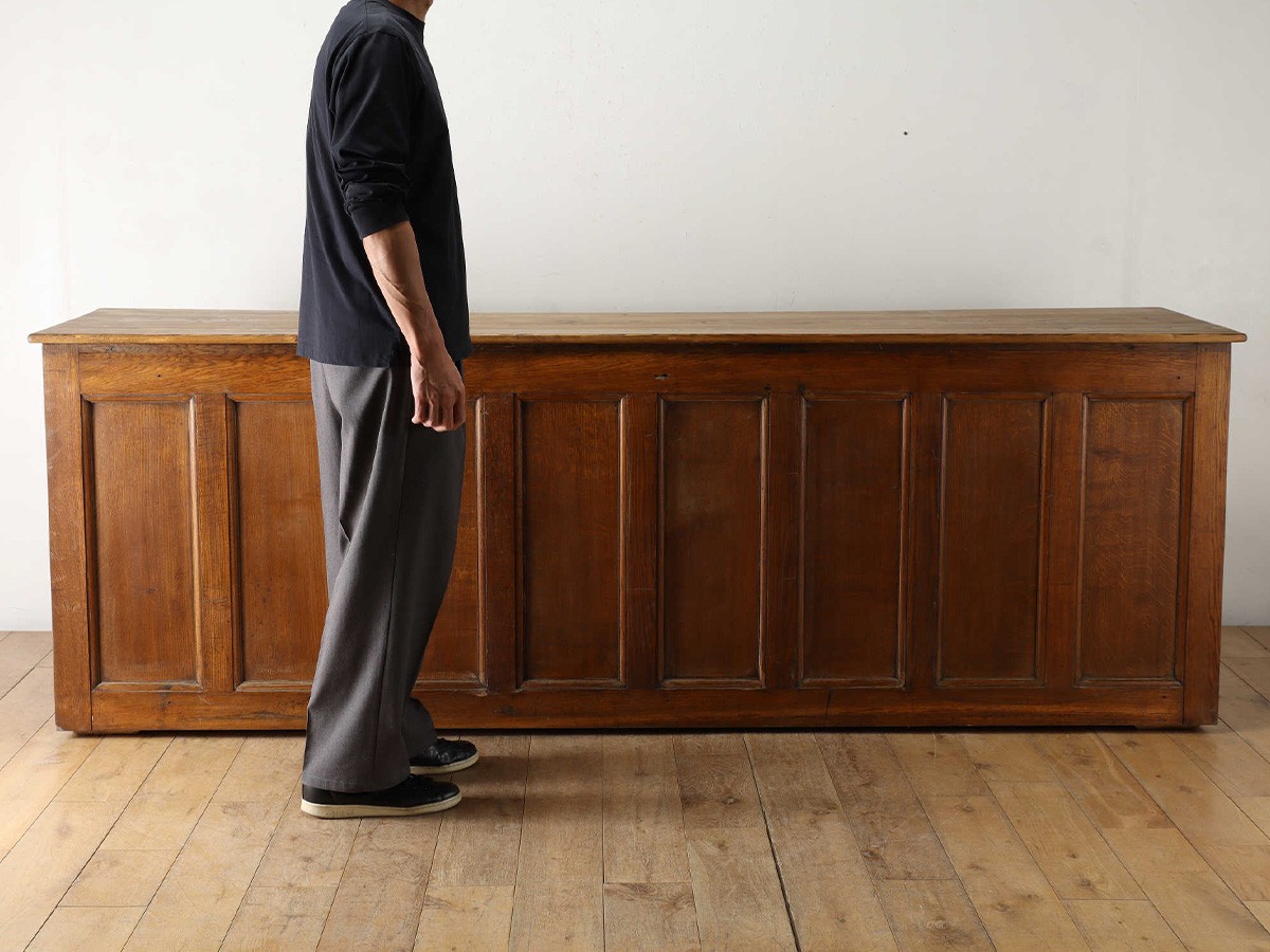 Lloyd's Antiques Real Antique 
Shop Counter / ロイズ・アンティークス 英国アンティーク家具
ショップカウンター QL003302 （収納家具 > サイドボード・リビングボード） 6